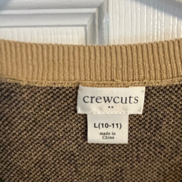 Crewcuts Tan and Black Leopard Print Sweater - Picture 3 of 3